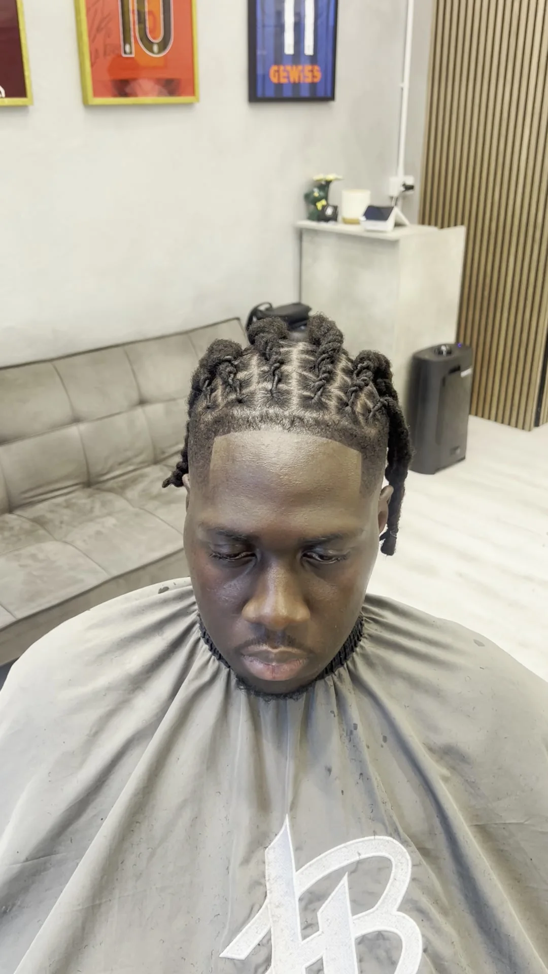 Locs vus de dessus, sections régulières