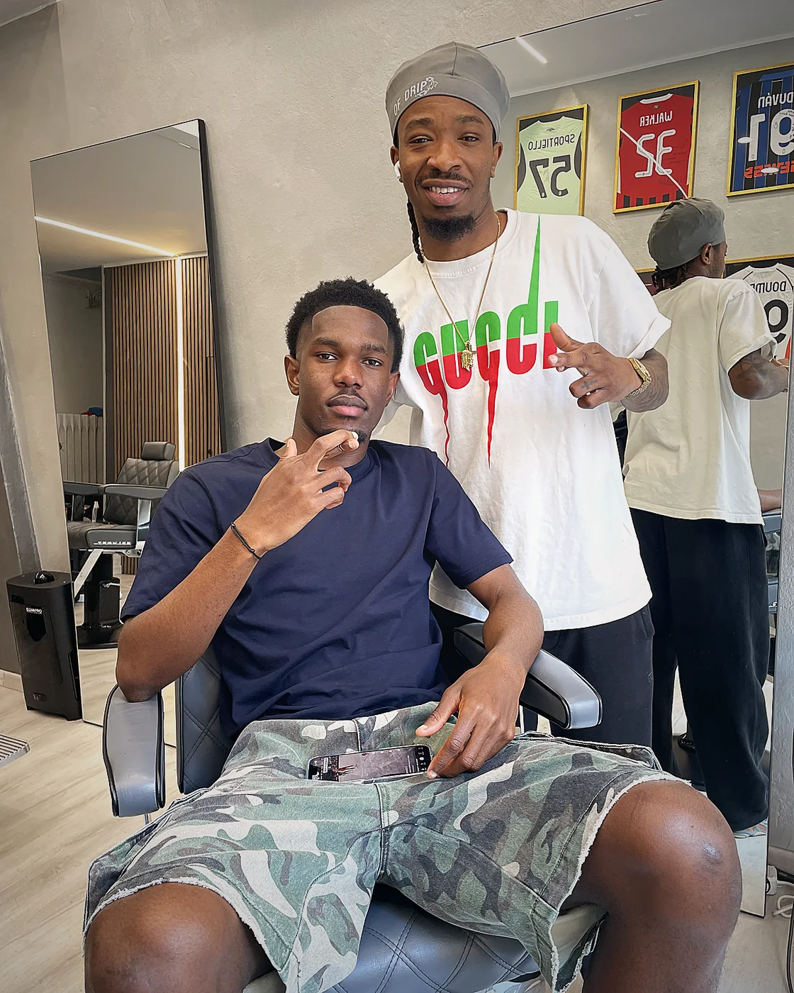 Arbeit aus dem Hermann Barbershop