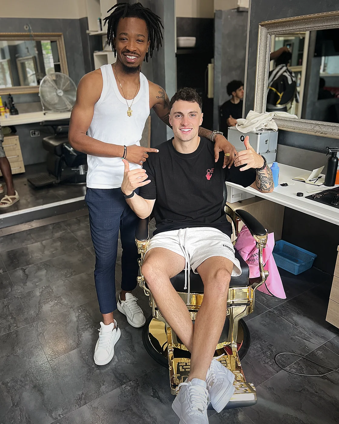 Arbeit aus dem Hermann Barbershop